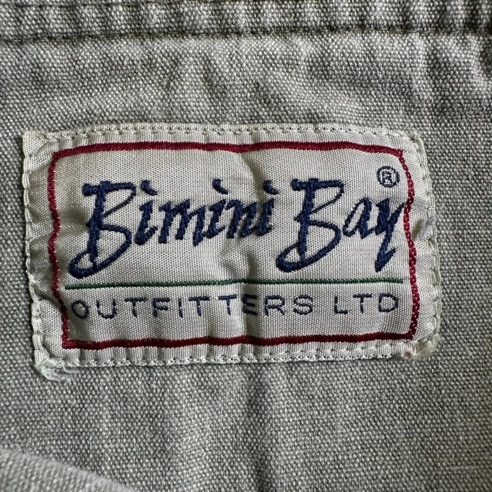 Bimini Bay Outfitters Mens Cargo Shorts 32 Olive Green Cotton Utility Fishing